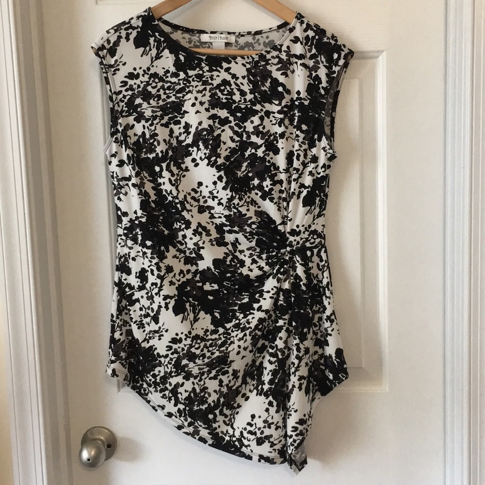 White House Black Market stretch Dress Top sz S